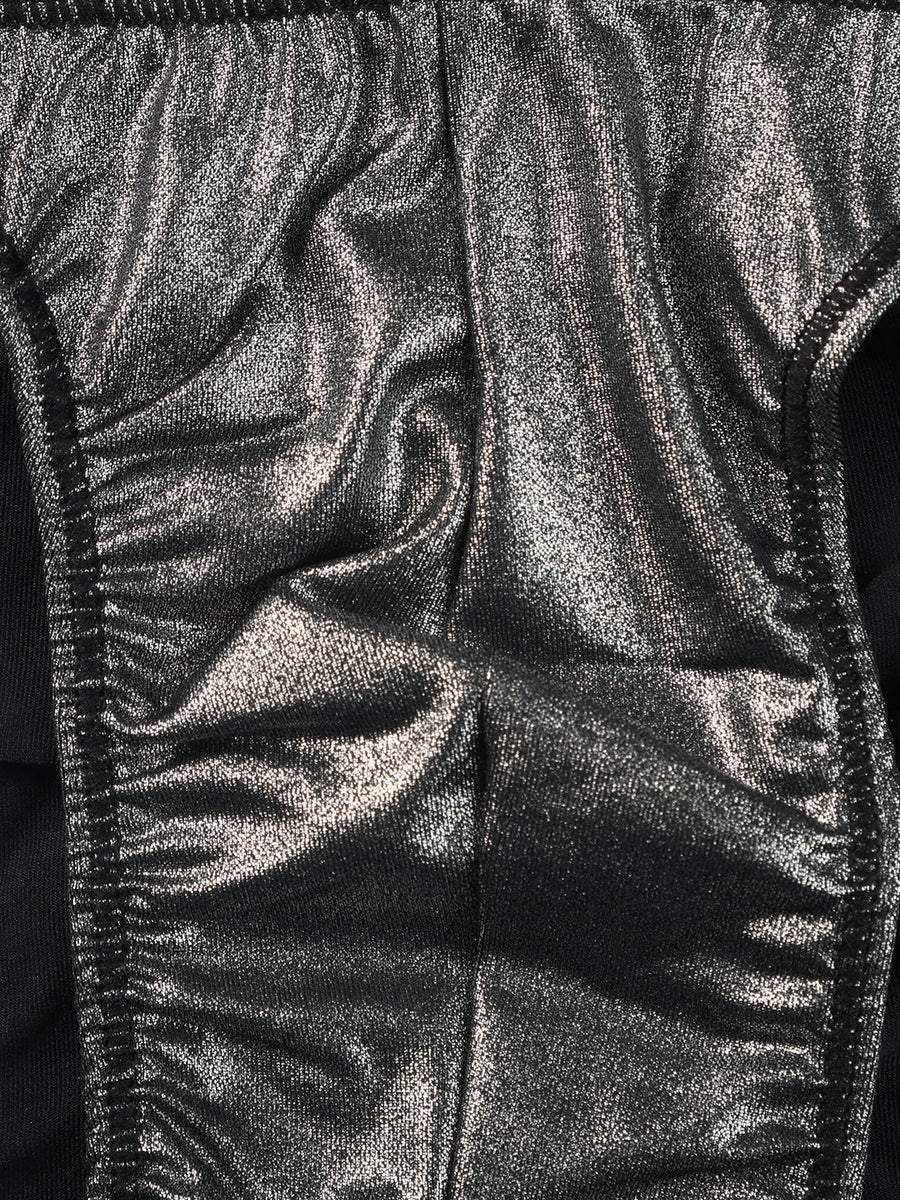 Black Shine Bodybuilding Trunk Athlisis Sports