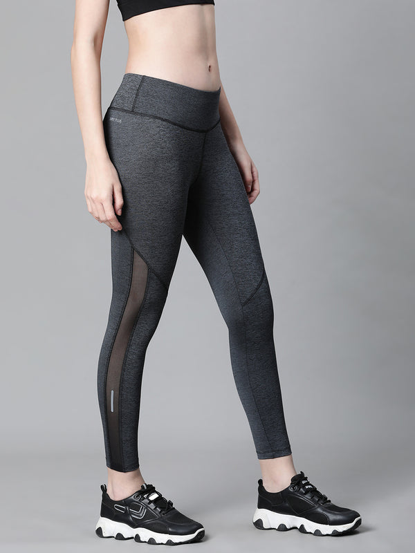 Streamline Panel Legging Gray Melange
