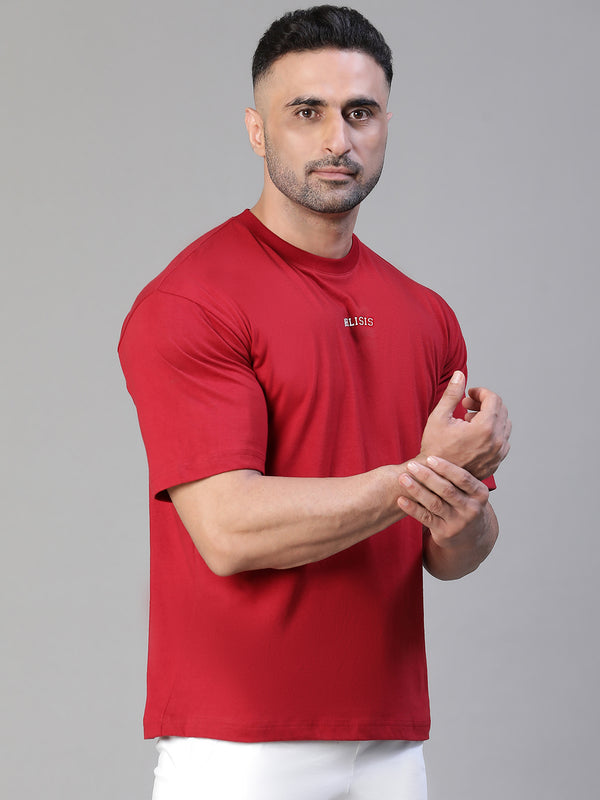 Eagle's Eye Oversized T-Shirt Maroon