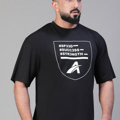 S³ Oversized T-Shirt Black