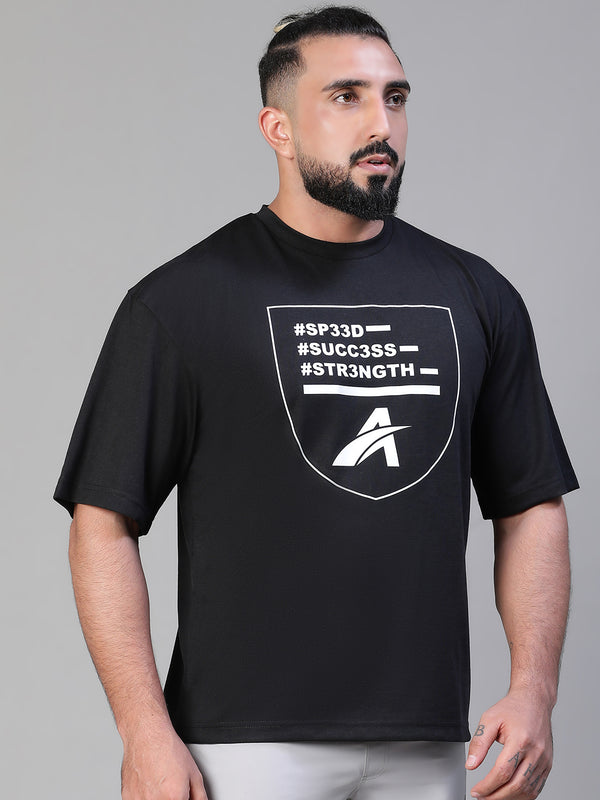 S³ Oversized T-Shirt Black