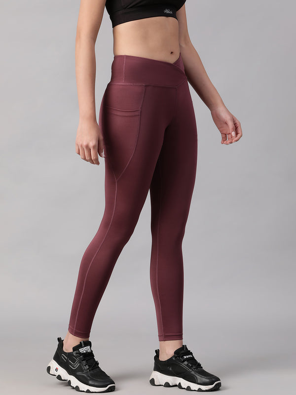 V-Front Legging Mauve
