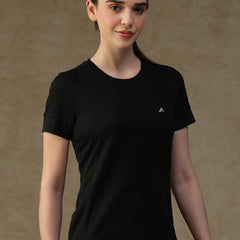 Contrast Tone T-Shirt Black