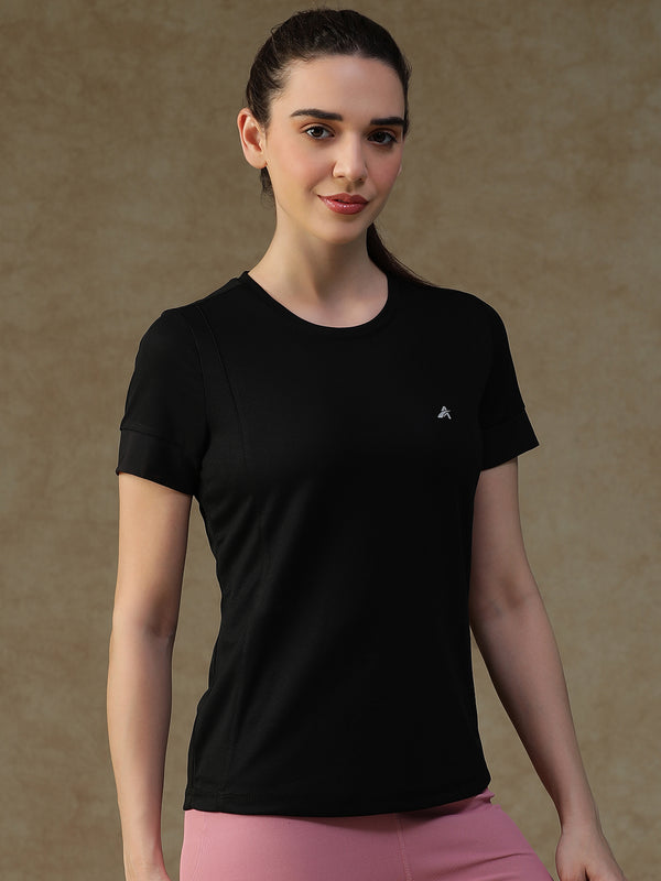 Contrast Tone T-Shirt Black