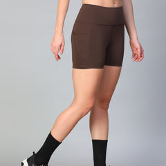 Aura Training Shorts Brown
