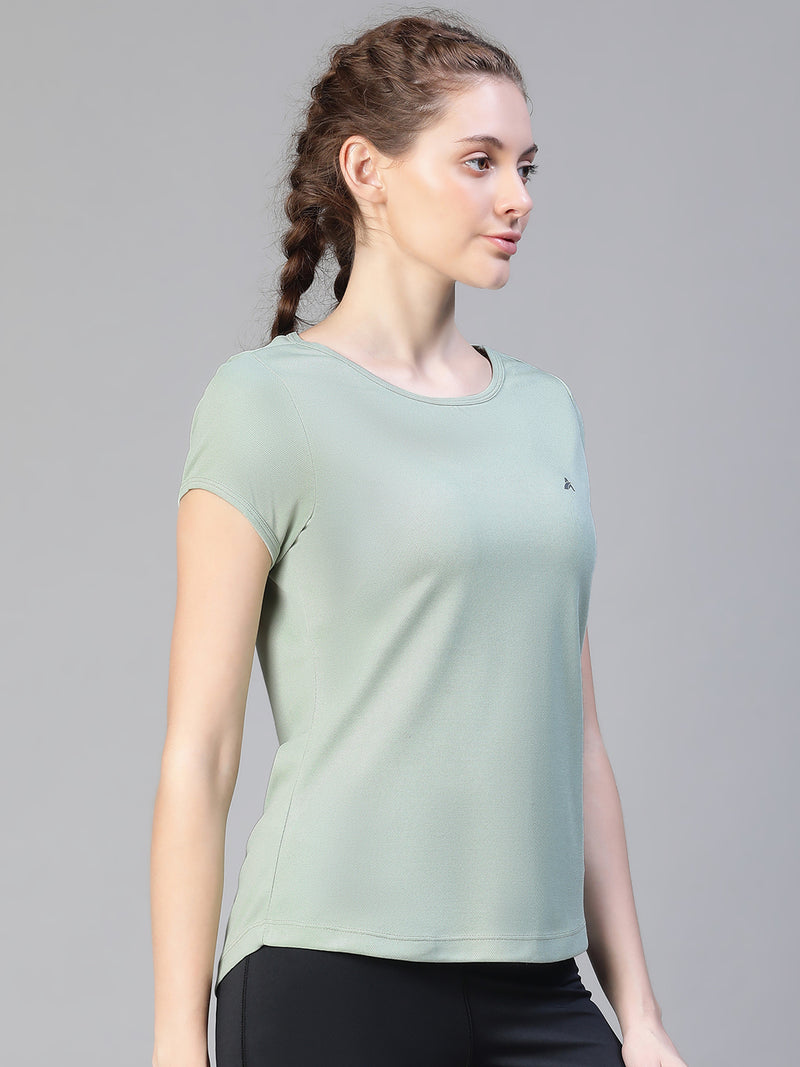 Keyhole T-shirt Olive