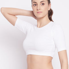 Everyday Cropped Tee White