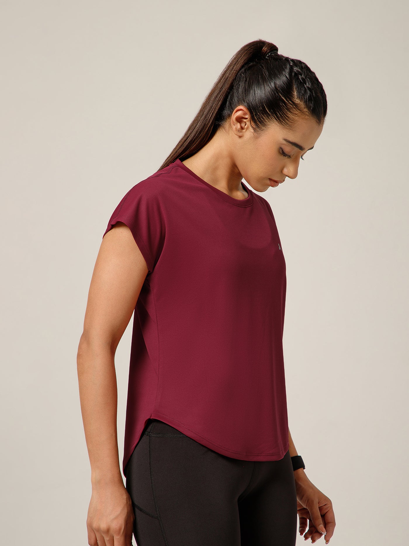 Cap Flow T-Shirt Maroon