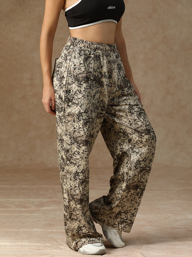 Printed Baggy Storm Wash Sweatpants