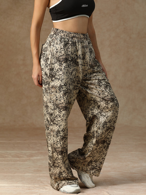 Printed Baggy Storm Wash Sweatpants
