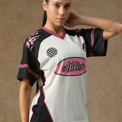 Cloud Nine Jersey Pink & Black