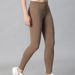 Essential High-Rise Leggings Tan