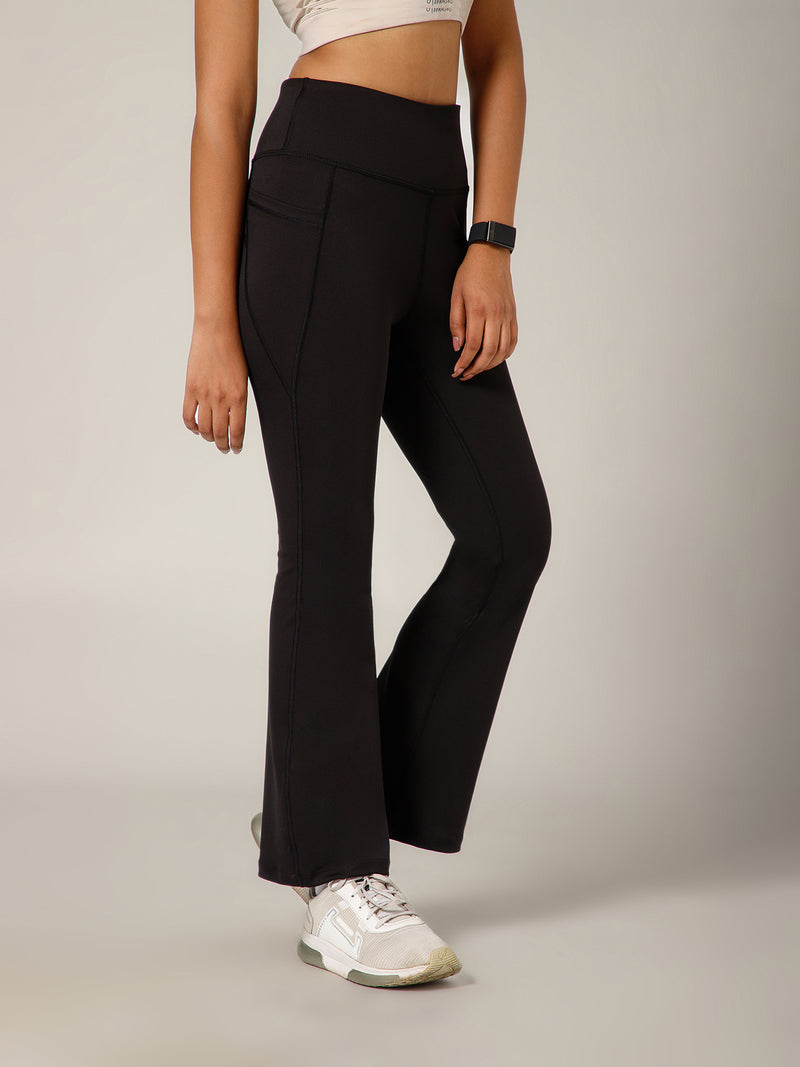 Active Sculpt Flare Pant Black