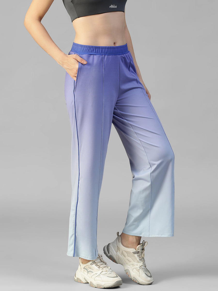 Flow Piping Dual Tone Sweatpants Blue