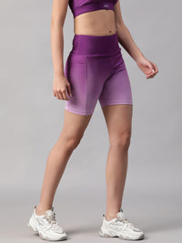 Dual Tone Shorts Purple