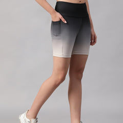 Dual Tone Shorts B&W