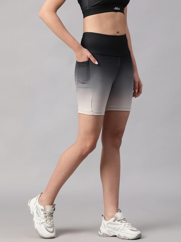 Dual Tone Shorts B&W