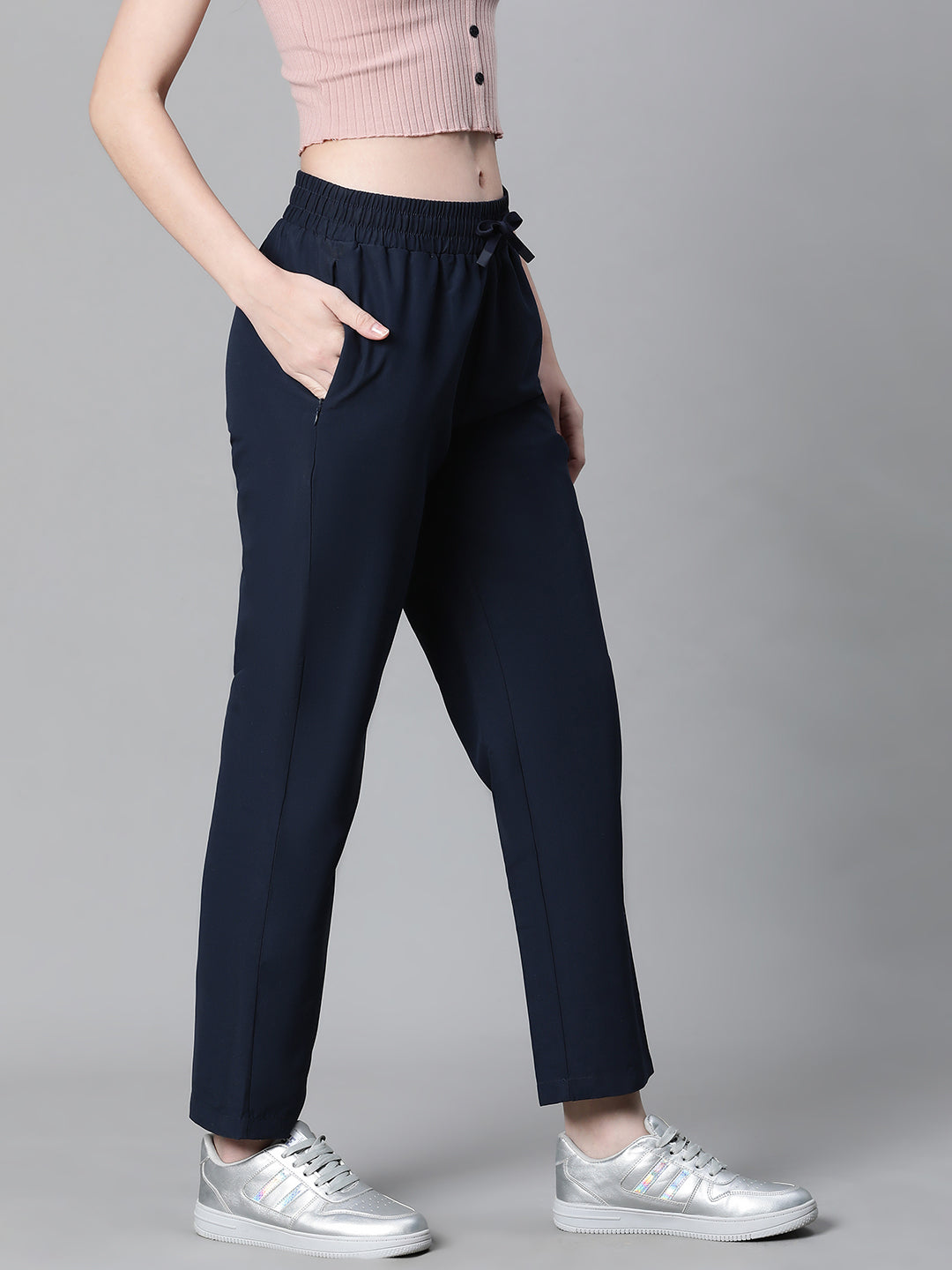 Everyday Straight Fit Pants Navy