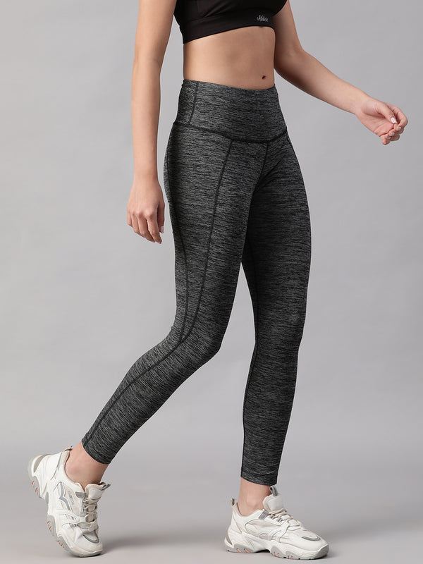 Essential High-Rise Leggings Gray Melange