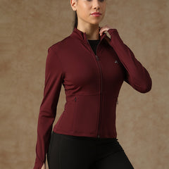Sculptor Jacket Maroon