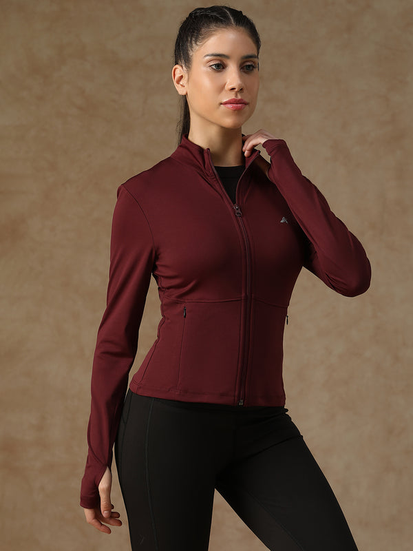Sculptor Jacket Maroon