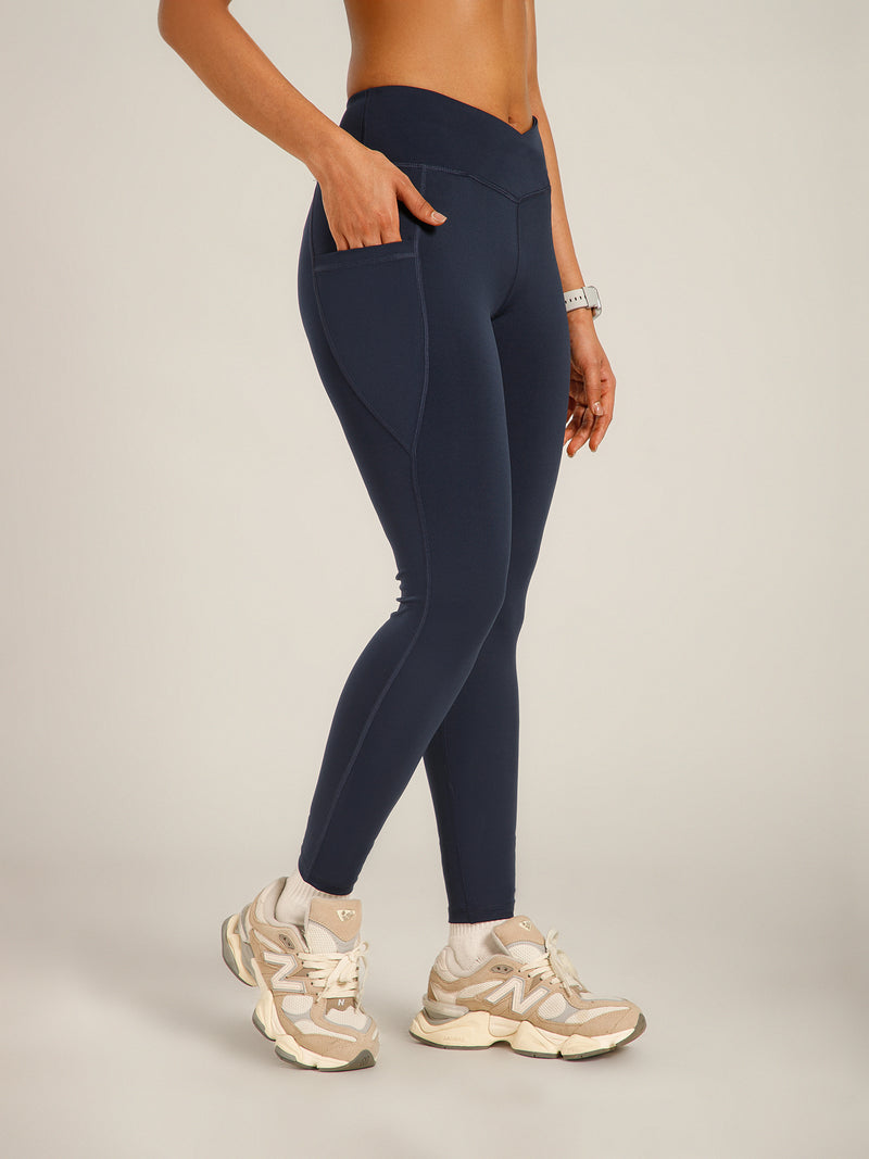 V-Front Legging Navy