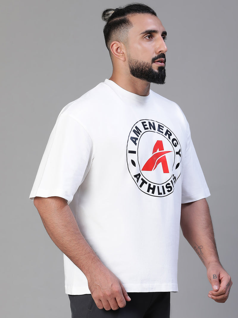 Energy Oversized T-Shirt White