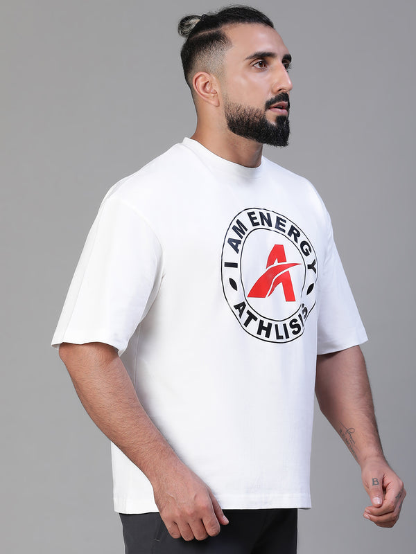 Energy Oversized T-Shirt White