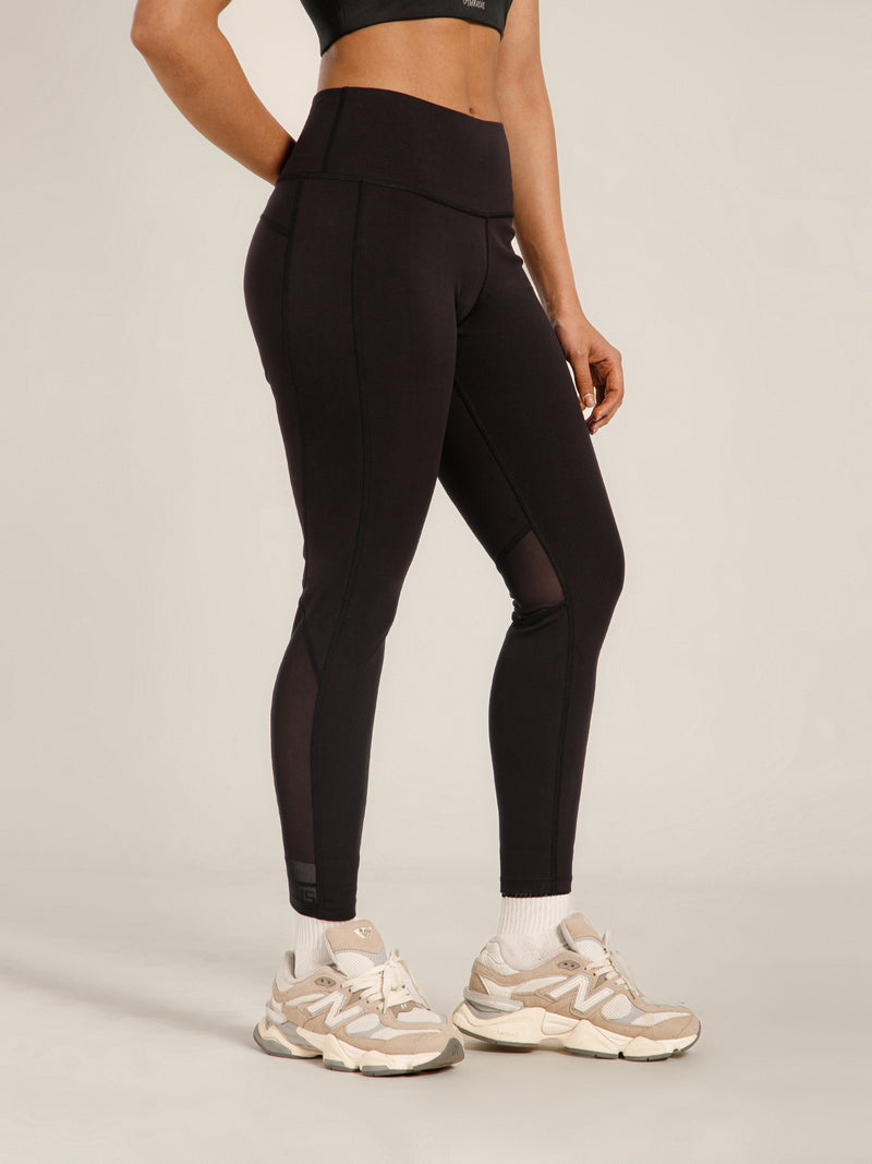 Flex Mesh Legging Black