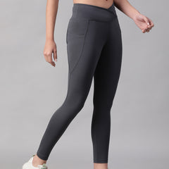 V-Front Legging Gray