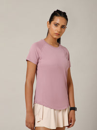 V Panel T-Shirt Lavender
