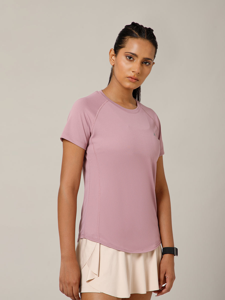 V Panel T-Shirt Lavender