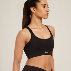 Define Crossback Bra Black
