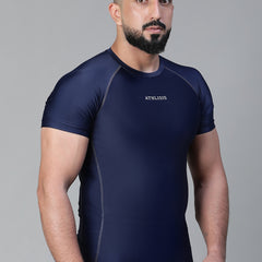 Basic Compression T-shirt Blue