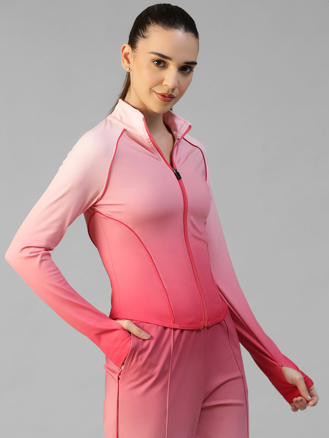 Gradient Harmony Jacket Pink