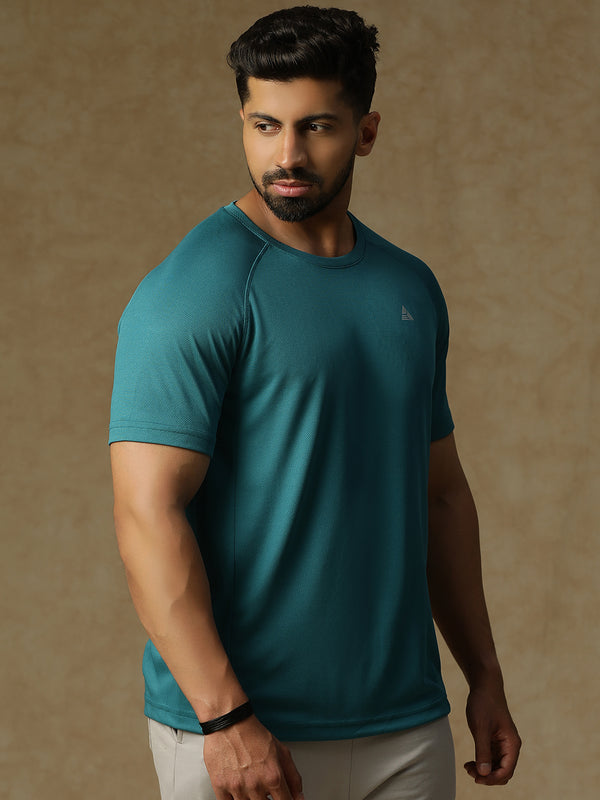 Back Panel T-Shirt Teal