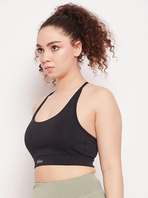 Triangle Apex Sports Bra Black