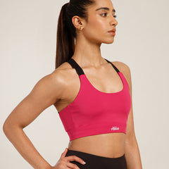 CrossFlex Sports Bra Raspberry Pink