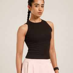 Ribbed Crop Top Black