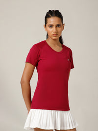 Raglan Sleeve T-Shirt Maroon