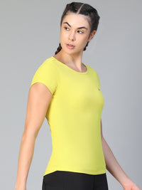 Keyhole T-shirt Apple Green