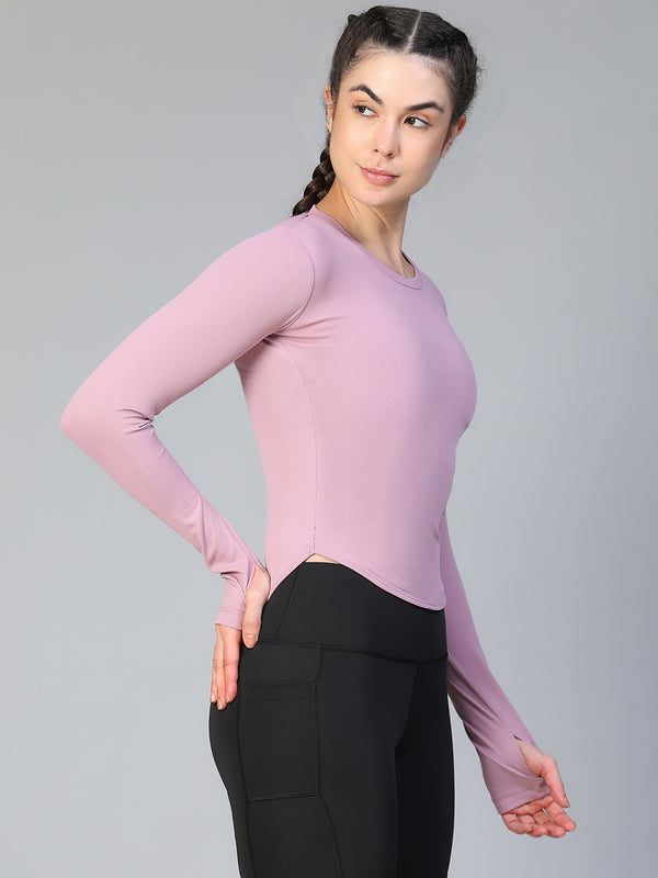Bodycon Thumbhole T-shirt Lavender