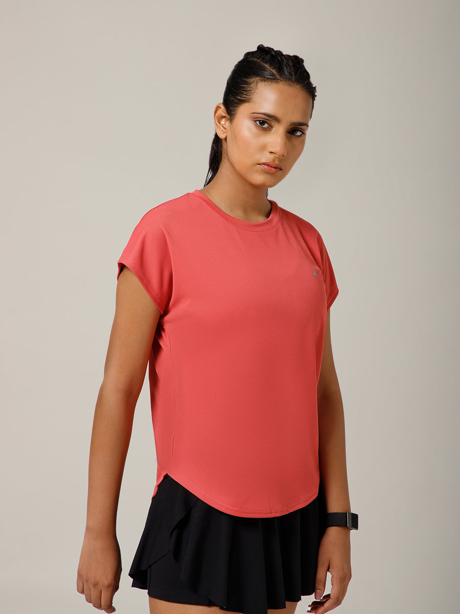 Cap Flow T-Shirt Coral