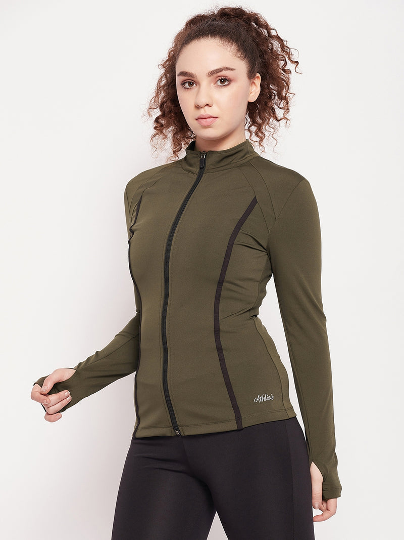 Aero Sculpt Jacket Olive