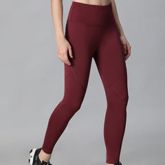 Sangria Stride Legging Maroon
