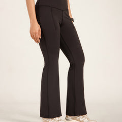 Defined Flare Pant Black