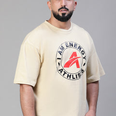 Energy Oversized T-Shirt Beige