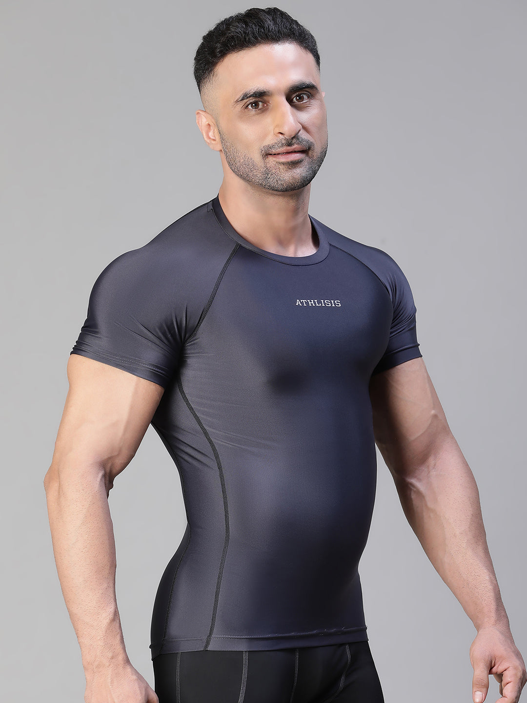 Basic Compression T-shirt Gray Athlisis Sports