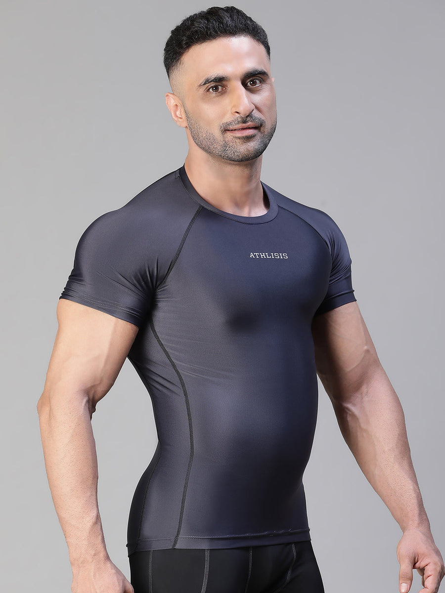 Basic Compression T-shirt Gray Athlisis Sports