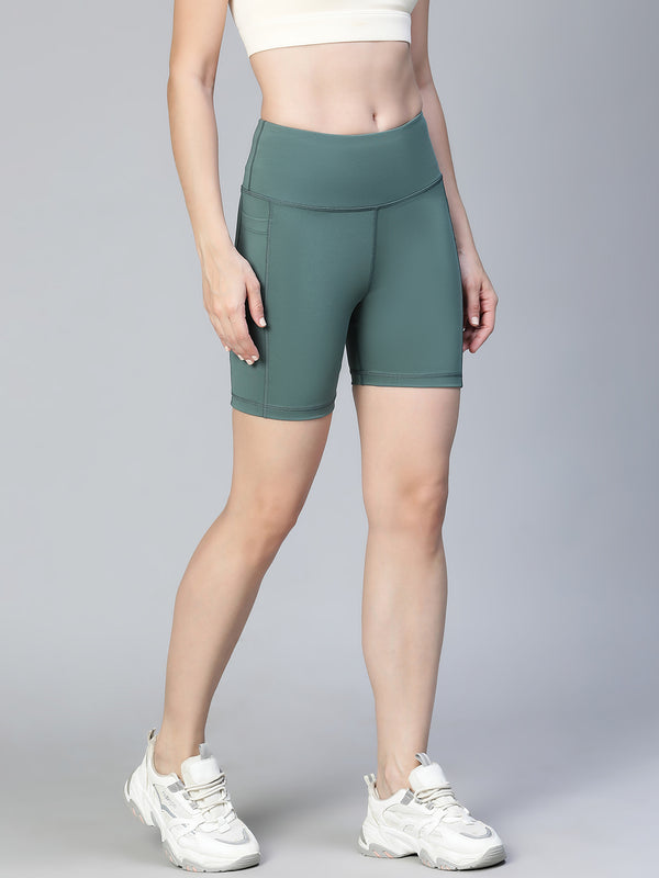 Stealth Active Shorts Forest Green